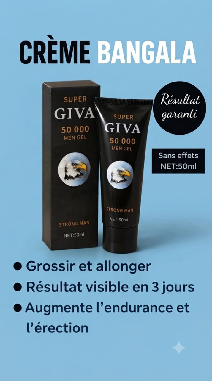 SUPER GIVA 50 000 Men Gel – Gel de Vitalité & Intimité Masculine (50ml)